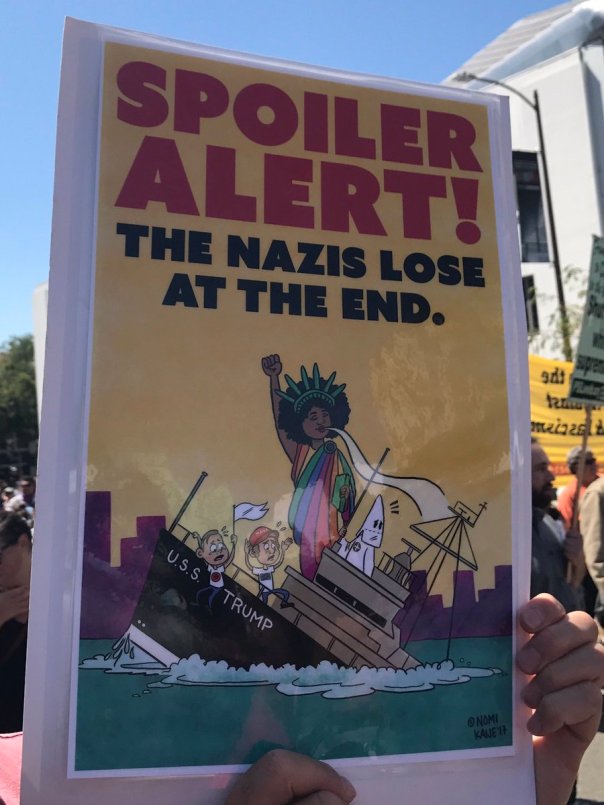 “Spoiler Alert! The Nazis lose at the end.” 